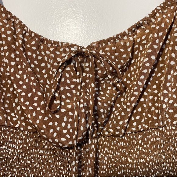 Printed Ruffle Mini Dress - Picture 4 of 6